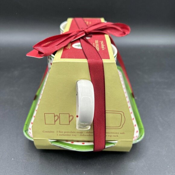 Christmas Tree Mug and Tray Set - Picture 3 of 5
